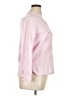 Zara Hearts Pink Long Sleeve Button-Down Shirt Size XL - photo 4