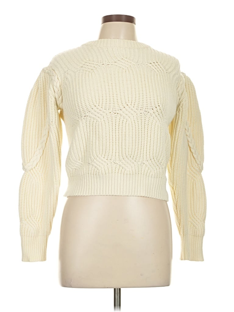 Pre-owned &merci Turtleneck Sweater In White