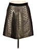 J.Crew Metallic Silver Wool Skirt Size 6 - photo 1
