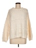 Lou & Grey Ivory Pullover Sweater Size M - photo 1