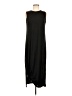 Double Zero Solid Black Casual Dress Size M - photo 1