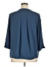 Assorted Brands 100% Polyester Blue 3/4 Sleeve Blouse Size 0X - photo 2