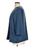 Assorted Brands 100% Polyester Blue 3/4 Sleeve Blouse Size 0X - photo 5