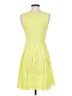 Alex + Alex 100% Polyester Solid Yellow Cocktail Dress Size 2 - photo 2