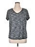 Xersion 100% Polyester Gray Active T-Shirt Size 0X - photo 1