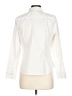 Apt. 9 Solid Ivory Long Sleeve Button-Down Shirt Size 10 (petite) - photo 2