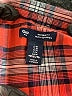 Gap Outlet 100% Cotton Plaid Red Long Sleeve Button-Down Shirt Size M - photo 7