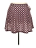 Self Esteem Hearts Burgundy Casual Skirt Size XXL - photo 1