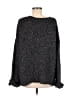 By Anthropologie Metallic Black Pullover Sweater Size XS - photo 2