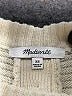 Madewell Color Block Ivory Pullover Sweater Size XS - photo 7