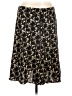 Max Studio 100% Polyester Print Black Formal Skirt Size L - photo 1