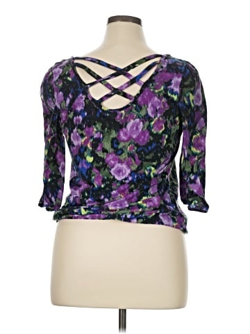 Belle Du Jour 3/4 Sleeve Blouse (view 2)