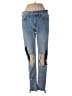 Express Jeans Hearts Blue Jeans Size 6R - photo 1