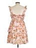 Shein 100% Polyester Floral Pink Cocktail Dress Size L - photo 2