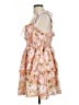 Shein 100% Polyester Floral Pink Cocktail Dress Size L - photo 5