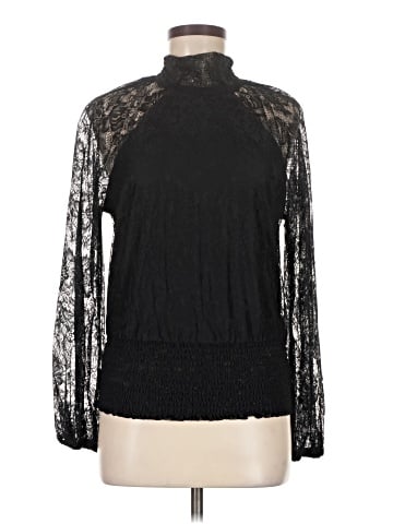 Eva Mendes by New York & Company Long Sleeve Blouse (view 1)