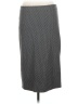 Ann Taylor LOFT Houndstooth Gray Formal Skirt Size M - photo 2