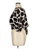 Assorted Brands Animal Print Black 3/4 Sleeve Blouse Size 1X - photo 5