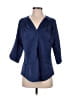 Blooming Jelly Blue 3/4 Sleeve Blouse Size S - photo 1