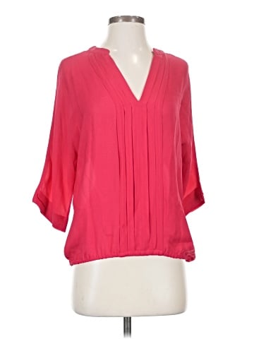 Joie 3/4 Sleeve Silk Top (view 1)