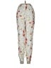 Unbranded Floral Silver Casual Pants Size M - photo 2