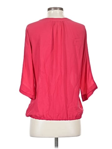 Joie 3/4 Sleeve Silk Top (view 2)