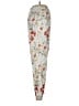 Unbranded Floral Silver Casual Pants Size M - photo 4