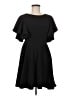 Unbranded Solid Black Cocktail Dress Size M - photo 1