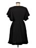 Unbranded Solid Black Cocktail Dress Size M - photo 2