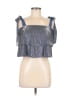 Superdown Silver Sleeveless Blouse Size M - photo 1