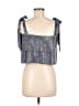 Superdown Silver Sleeveless Blouse Size M - photo 2