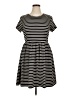 Peter Som Stripes Black Casual Dress Size XL - photo 1
