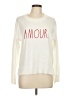 Rae Dunn Ivory Pullover Sweater Size L - photo 1