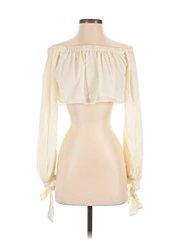 Chrissy Teigen x Revolve Long Sleeve Blouse (view 1)