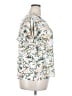 PREMISE 100% Polyester Floral Ivory Short Sleeve T-Shirt Size 2X - photo 4