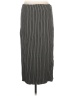 Casual Corner 100% Rayon Stripes Gray Casual Skirt Size 12 - photo 2