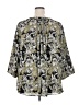 NYDJ 100% Polyester Floral Green 3/4 Sleeve Blouse Size 2X - photo 2