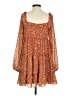Forever 21 100% Polyester Paisley Brown Casual Dress Size S - photo 2