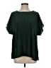 Agnes & Dora Green Short Sleeve Blouse Size XXS - photo 1