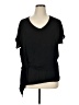 a.n.a. A New Approach 100% Polyester Black Short Sleeve Blouse Size XL (petite) - photo 1