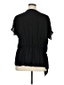 a.n.a. A New Approach 100% Polyester Black Short Sleeve Blouse Size XL (petite) - photo 2