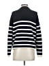 Zara Stripes Black Blue Pullover Sweater Size S - photo 2