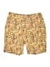 Chico's Print Brown Board Shorts Size Lg (2.5) - photo 1