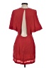 wren 100% Silk Solid Red Casual Dress Size XS - photo 2