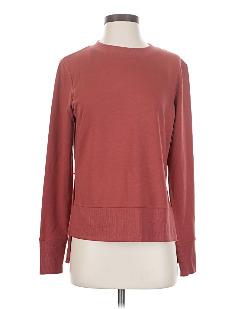 Pre-owned Mpg Long Sleeve T-shirt In Burgundy