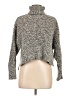Madewell Tweed Gray Turtleneck Sweater Size M - photo 1