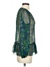 Ella Moss Green 3/4 Sleeve Blouse Size XS - photo 4