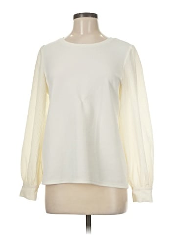 Ann Taylor Factory Long Sleeve Blouse (view 1)