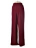 Unbranded Solid Burgundy Casual Pants Size S - photo 1