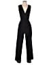 Monteau Solid Black Jumpsuit Size S - photo 1